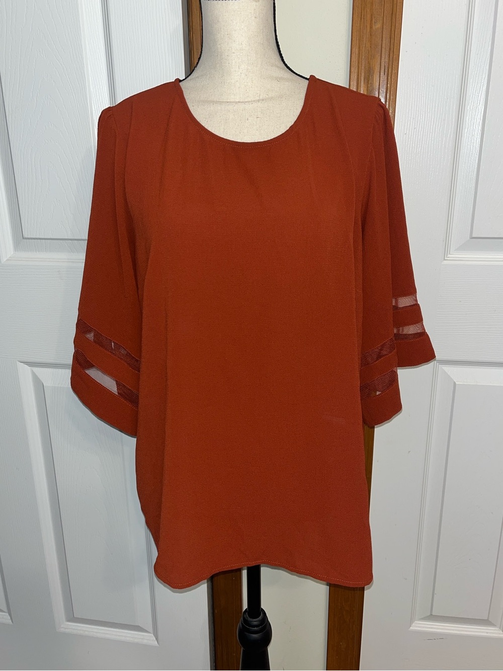 Maurice’s Rust Orange Blouse